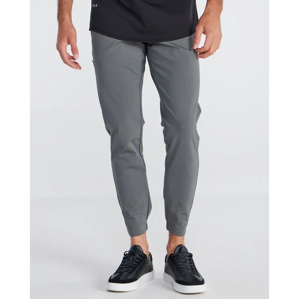 BYLT Everyday Jogger Pant Men's 36 x 28 Charcoal Slim Tapered Fit Wrinkle Free
